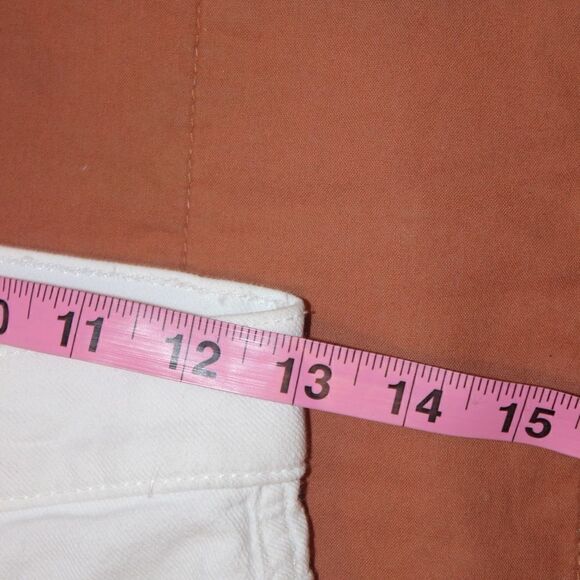7 For All Mankind White Jeans Women Size 25 - Picture 11 of 13